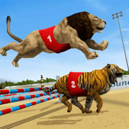 狮子赛跑3d小游戏(lion race 3d)