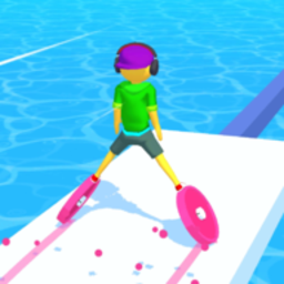 高跷轮滑游戏(high skates)
